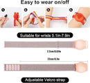 Kids Wristband Compatible with Apple AirTag, Protective Case for Air Tag GPS Tracker Holder with Nylon Bracelet, Adjustable Anti Lost Watch Band for Toddler Child Elder(Pink) by TinyTreasures Baby Boutique