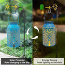 Pearlstar Solar Lanterns Outdoor Waterproof Hanging Solar Lights Metal Peacock Gifts for Women Mom Grandma Decor for Garden Yard Patio Balcony Path by GreenHaven Gardens