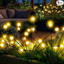Solar Garden Lights, 60 LED Firefly Garden Lights Solar Outdoor, Solar Lights for Outside Sway by Wind,Solar Lights Outdoor Waterproof for Christmas Yard Patio Pathway Decoration (6 Pack) by GreenHaven Gardens