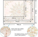 Lunerfex Floral Mandala Tapestry Boho Tapestry for Bedroom Orange Tapestries Wall Hanging Living Room Wall Art and Home Decor 44x60 by CozyNest Decor