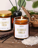 AOOVOO Candles Set - 6PC Scented Candles, Soy Candle, Aromatherapy Candle, Soy Wax Candle, Candle for Home Scented, Lavender/Vanilla/Eucalyptus/Sage/Jasmine/Sandalwood by CozyNest Decor