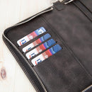 Personalized Leather Passport Holder, Handmade Travel Wallet with Card Slots, Pen Slot | Protector, Custom Engraved Passport Case for Men, Women or Family Organizer by TinyTreasures Baby Boutique