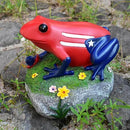 Puerto Rico Souvenirs, Puerto Rican Coqui with Sound, National Symbol of Puerto Rico Decorations Gifts, Novelty Puerto Rican Theme Sculpture Coqui Signs Frog Figurine, Battery Not Included by GreenHaven Gardens