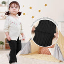 Neutocd Baby Girl Flare Pants Toddler Bell Bottoms Leggings Infant Stretchy Soft Trousers Solid Elastic Waist Pants by TinyTreasures Baby Boutique