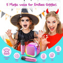 Kinglucky Mini Karaoke Machine for Kids, 2025 TOP Birthday Gifts Ideas for 3-12 Year Old Girls, Christmas Party Gifts Kids' Personal Video Players Accessories with 2 Wireless Microphones - Rose Pink by TinyTreasures Baby Boutique