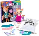 Craft-tastic – Make a Fox Friend Craft Kit – Learn to Make 1 Easy-to-Sew Stuffie with Clothes & Accessories by TinyTreasures Baby Boutique