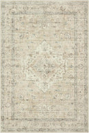 LIVEBOX Washable Area Rug 6x9 Rugs for Living Room Dining Room Under Table, Non-Slip Boho Neutral Carpet for Bedroom, Low-Pile Farmhouse Soft Carpets for Nursery Room Playroom, Tan by TinyTreasures Baby Boutique