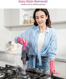 Schenley Steam Mop Cleaner with Detachable Handheld Steamer for Cleaning Hardwood, Laminate Floor, Tiles and Grout, with 7-in-1 Multi-purpose Accessories and Washable Microfiber Pads by CozyNest Decor