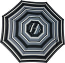 Sunnydaze Outdoor Patio Umbrella - Polyester Table Market Umbrella with Push-Button Tilt and Crank - 8 Sturdy Ribs - Catalina Beach Stripe - 9ft by GreenHaven Gardens