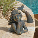 Design Toscano QL30330 Merissa Siren of The Sea Mermaid Garden Statue, Faux Verdigris Finish by GreenHaven Gardens