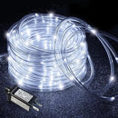Rope Lights for Outside, 66FT 200 LED Christmas String Lights with Waterproof 8 Modes, Flexible and Connectable Plug in Fairy Light for Outdoor Indoor Patio Pool Garden Party Holiday Decor, White by GreenHaven Gardens