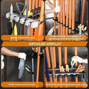 Garden Tool Storage Rack with Wheels Heavy-Duty Organizer for Garage, Yard, and Garden Tools by GreenHaven Gardens