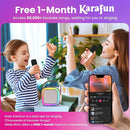 IROO Mini Karaoke Machine for Kids, 2025 TOP Toys Birthday Gifts Ideas for Girls Ages 4, 5, 6, 7, 8, 9, 10, 12+ Years Old, Portable MP3 Player with 2 Wireless Mics for Party by TinyTreasures Baby Boutique