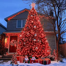 JMEXSUSS 500 LED Red Christmas Lights Outdoor, 173ft 8 Modes Christmas String Lights Plug in, Waterproof Red LED Lights for Indoor Tree Party Bedroom Xmas Halloween Decor by GreenHaven Gardens