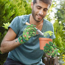 HLDD HANDLANDY Work Gloves for Women and Ladies, Leather Gardening Gloves Flexible Mechanic Working Gloves by GreenHaven Gardens