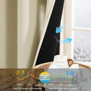 NICETOWN 100% Blackout Curtains for Bedroom 84 inch Long Thermal Insulated Blackout Curtains for Living Room, Energy Saving Grommet Drapes for Patio Door (1 Pair, Cream, 42W x 84L) by TinyTreasures Baby Boutique