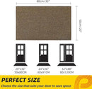 JSEI Dirt Trapper Door Mat 20"x32" Non-Slip Washable Entrance Mat, Dog Doormats, Absorbent & Fade-Resistant Floor Mats, Low Profile Welcome Mats for Entryway, Front Door, and Inside Entrance, Brown by CozyNest Decor
