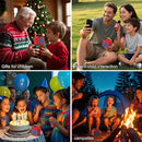 Mini Karaoke Machine for Kids Birthday Gifts 4 5 6 7 8 9 10 11 12 Year Old Girl Boy Singing Electronic Toys Bluetooth Speaker with 2 Wireless Mics Fun Voice and LED Lights Christmas Party by TinyTreasures Baby Boutique