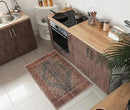 Keen Home Design 2x3 Rug - Machine Washable Entry Rug with Non-Slip Backing, Ideal for Enteryway, Kitchen, Bathroom, Laundry Room - Vintage, Easy Clean, Durable, Low Pile Rug - (2' x 3') by CozyNest Decor