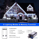 White Net Lights for Bushes - 360 LED Christmas Net Lights Plug in with Remote, 12 x 5ft Extendable 8 Modes Christmas Net Lights Waterproof for Gazebo Lawn Wedding Patio Garden Bush Tree Decoration by GreenHaven Gardens