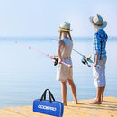 ODDSPRO Kids Fishing Pole Pink, Portable Telescopic Fishing Rod and Reel Combo Kit - with Spincast Fishing Reel Tackle Box for Girls, Youth by TinyTreasures Baby Boutique