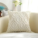 decorUhome Spring Decorative Throw Pillow Covers 20x20, Soft Plush Faux Wool Couch Pillow Covers for Home, Set of 2, Beige by CozyNest Decor