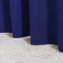 NICETOWN Blackout Curtain Panels Grommet - All Season Eyelet Top Blackout Draperies for Bedroom/Living Room/Glass Door, Navy Blue, 1 Pair of 52 x 45 inches by TinyTreasures Baby Boutique