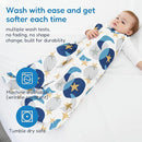 TotAha Sleep Sack 0-6 Months 3-Pack,Stretchy,Buttery Soft Swaddle Transition Sleeping Bag,Light Baby Wearable Blanket with 2-Way Safe Zippers for Boys Girls, 0.5 TOG by TinyTreasures Baby Boutique