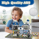 Magnetic Tiles, 50PCS Police Station Theme Building Blocks Set, Magnet Building Blocks and STEM Preschool Toys for Toddlers Kids Ages 3-5 5-7 8-10 by TinyTreasures Baby Boutique