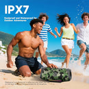 Portable Bluetooth Speaker 80W RMS,120W Peak Loud Subwoofer Wireless Stereo with HD Sound,8H Playtime IPX7 Waterproof for Party cmaping Beach (CAMO-80W RMS/120W Peak) by TinyTreasures Baby Boutique
