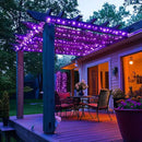 JMEXSUSS 400 LED Halloween Lights, 8 Modes Purple String Lights Indoor,132ft Purple Lights Outdoor Waterproof for Halloween, Christmas,Party,Xmas Tree Lights Decor, EXS-S-0400-R by GreenHaven Gardens