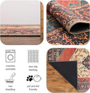 Keen Home Design 2x7 Rug - Machine Washable Runner Rug with Non-Slip Backing, Ideal for Hallway, Entryway, Kitchen, Laundry Room - Vintage, Easy Clean, Durable, Low Pile Rug - (2'6" x 7') by CozyNest Decor
