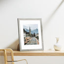 Vittanly 11x14 Picture Frames Set of 9, Shatter Resistant Plexiglass, Display 8x10 Pictures with Mat or 11x14 without Mat, Photo Frames for Wall or Tabletop, Engineered Wood, Grey by CozyNest Decor
