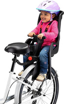 Schwinn Deluxe or Ovation Child Bike Carrier, Seats one Kid Ages 1+, Frame Mount, Adjustable Safety Harness, Quick Release Design, Comfortable Padding, Rear-Mounted Child Bike Seat for Toddler by TinyTreasures Baby Boutique