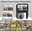 Instant Print Camera for Kids, 3.0" HD 1080P Digital Video Cameras with 3 Rolls of Printer Paper for Toddler, Birthday Gifts Toy for Girls Boys with 32GB SD Card (3.0 Style, Black) by TinyTreasures Baby Boutique