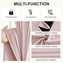 NICETOWN Pink Blackout Curtains for Nursery, 100% Blackout Thermal Insulated Window Drapes Room Darkening Curtains for Girls Baby Bedroom with Grommet Top, 52 x 63 Inch Long, 2 Panels by TinyTreasures Baby Boutique