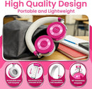 Puro Sound Labs JuniorJam Plus Volume-Limiting Wireless Bluetooth Headphones for Kids, Secure Audio with Adjustable On-Ear Design, 22-Hour Battery, Ideal for Tablets, Smartphones & PCs - Pink by TinyTreasures Baby Boutique