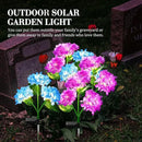 Treela 4 Pack Solar Lights Flowers Outdoor Waterproof Hydrangea Garden Stake Lights Realistic LED Flowers Powered Decorative Ground Solar Flower for Lawn Yard Backyard Decoration Gift(Blue, Purple) by GreenHaven Gardens