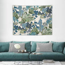 Asian Floral Wall Tapestry, 40"x30", Bedroom & Living Room Decor by CozyNest Decor