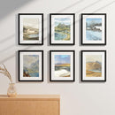 Vittanly 11x14 Picture Frames Set of 9, Shatter Resistant Plexiglass, Display 8x10 Pictures with Mat or 11x14 without Mat, Photo Frames for Wall or Tabletop, Engineered Wood, Black by CozyNest Decor