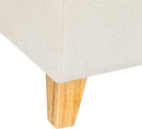 Joveco Storage Ottoman Bench, 51" Rectangle Long Bench, for Bedroom, End Foot of Bed, Living Room, Entryway, Beige by CozyNest Decor