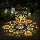 Kaixoxin Solar Garden Decor Metal Lantern Sunflower Table Lamp Bronze Outdoor Dercoration Great Gift for Women Mon Grandma Hanging Lights for Patio Courtyard Garden by GreenHaven Gardens