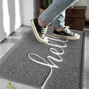 Door Mat (36"x24",Grey), Durable Welcome Mat Low Profile Floor Mat Front Doormat Non Slip Mats Entrance Rectangular Easy to Clean Doormat, for Entryway, Patio, High Traffic Areas by CozyNest Decor