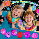Light Up Animal Pop Fidget Toys, 12 PCS Silicone Suction Toys, Glow Party Favors for Kids, Goodie Bags Stuffers, Birthday Gifts, Bulk Toys Prizes, Classroom Prizes by TinyTreasures Baby Boutique