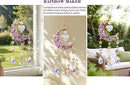 Aunt Gifts from Niece Nephew, Aunt for Auntie Gifts, Best Aunt Ever Gift Aunt Birthday Gifts for Auntie, Unique Auntie Gifts for Women Moon Crystal Suncatcher for Windows Hanging by GreenHaven Gardens