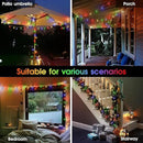 Coloured Globe String Lights Battery Operated,1 Pack 26.2FT 60 LED 16 Colour Changing Water Proof Crystal Ball Outdoor String Lights with Remote Control for Home, Patio,Party,Garden ,Christmas,Easter by GreenHaven Gardens