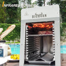 BIG HORN OUTDOORS Portable Infrared Broiler Propane Gas Grill, 1500 Degree Stainless Steel Tabletop Quick Cooking Steak Grill for Meat, Seafood, Veggies by GreenHaven Gardens