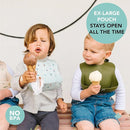 Loulou Lollipop Soft, Waterproof Silicone Feeding Bib by TinyTreasures Baby Boutique