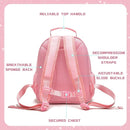 I IHAYNER Kids Glitter Lightweight Backpack for School Travel & Daycare, Toddler Backpack for Girls 3+ Preschool Kindergarten Elementary Kids Backpack-Rainbow Pink S by TinyTreasures Baby Boutique
