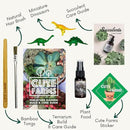 Cute Farms Terrarium Starter Kit | Moss, Vermiculite, Soil, Pebbles, Plant Food, Finishing Tools, Build and Care Guide | DIY Succulent Terrarium for Adults and Kids (Medium) by CozyNest Decor